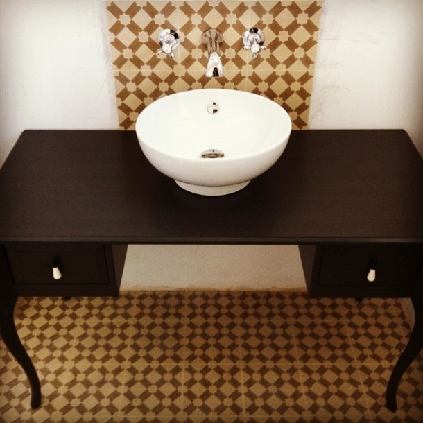Ikea Table Hack Bathroom Vanity